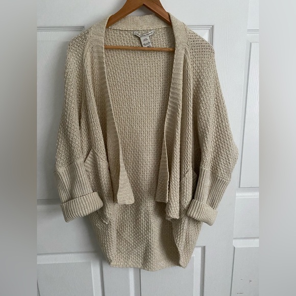 American Rag Cream Cardigan Size M/L - Picture 2 of 5